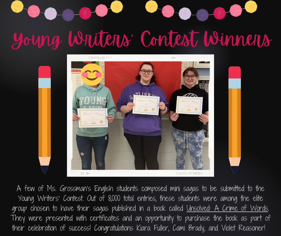 Young Writers' Contest Winners